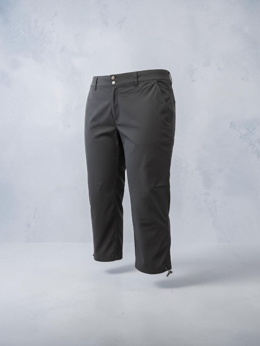 Columbia Women's Charcoal Black Stretch Capris - Picture 6 of 7